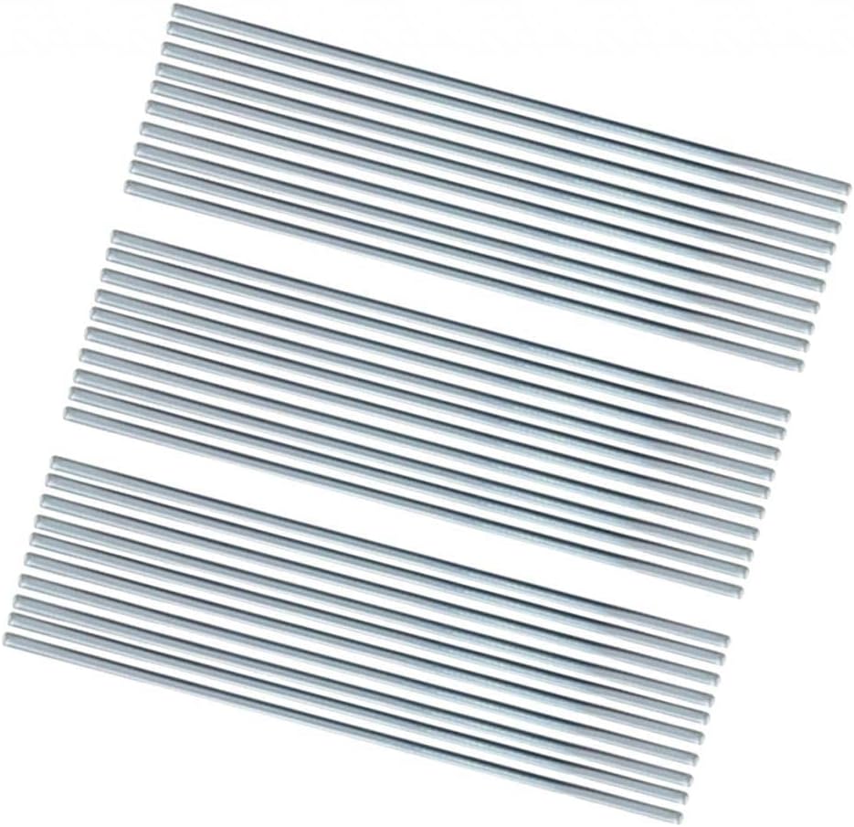Aluminum Welding Rods 3 Size Optional 1.6mm/2.0mm/2.4mm, Low Temperature Soldering Cored Wire, Brazing Rods Tube for Almost All White Metals, 20inch Lengt - 1.6mm 50pcs