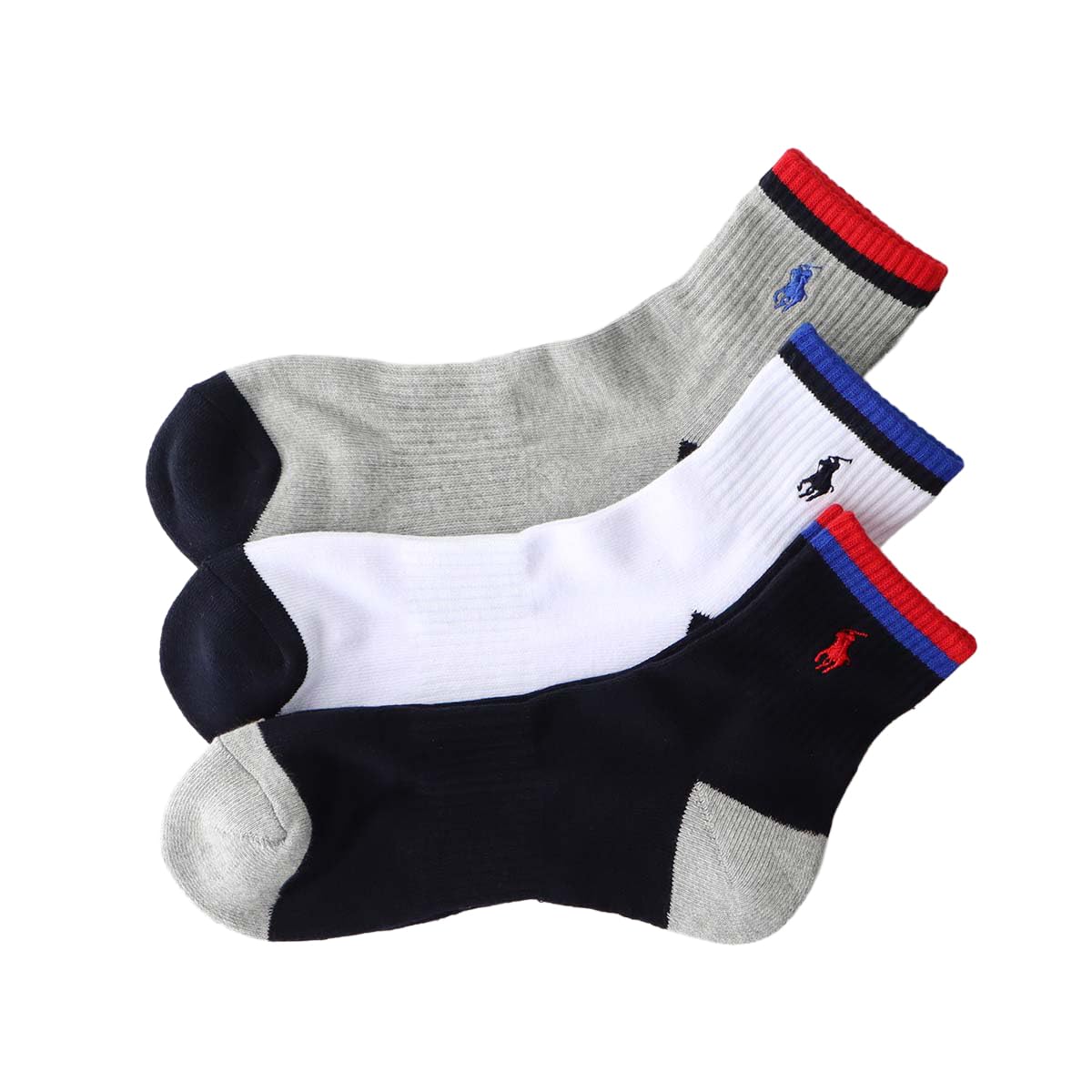 【3足セット】POLO RALPH LAUREN メンズ 足底パイル ワンポイン…