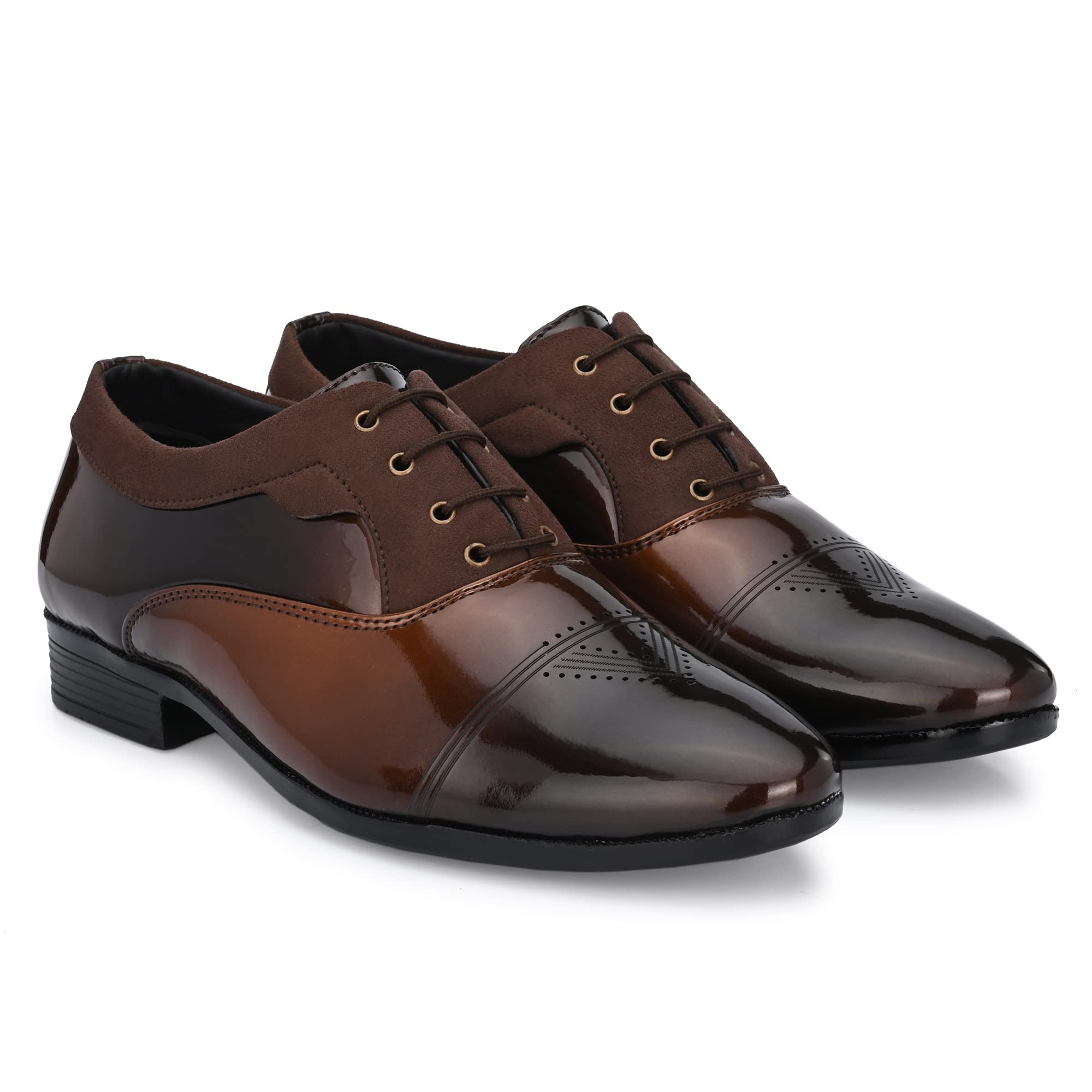 G L Trend Casual Double Color Tone Oxford Shoe for Men Tan 10 UK (B09PZ9SM1R) Amazon Price History, Amazon Price Tracker