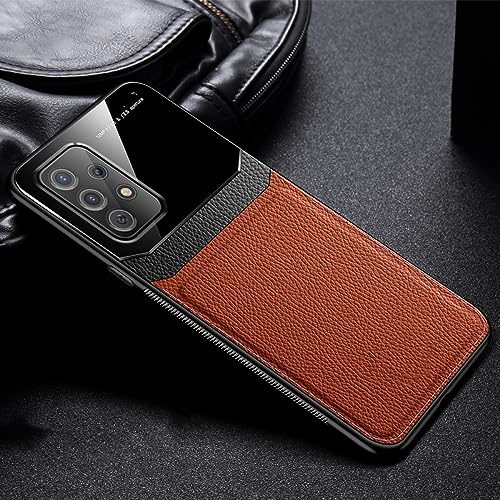 Coque arrière en cuir PU pour Samsung A73 5G, accessoire idéal au quotidien