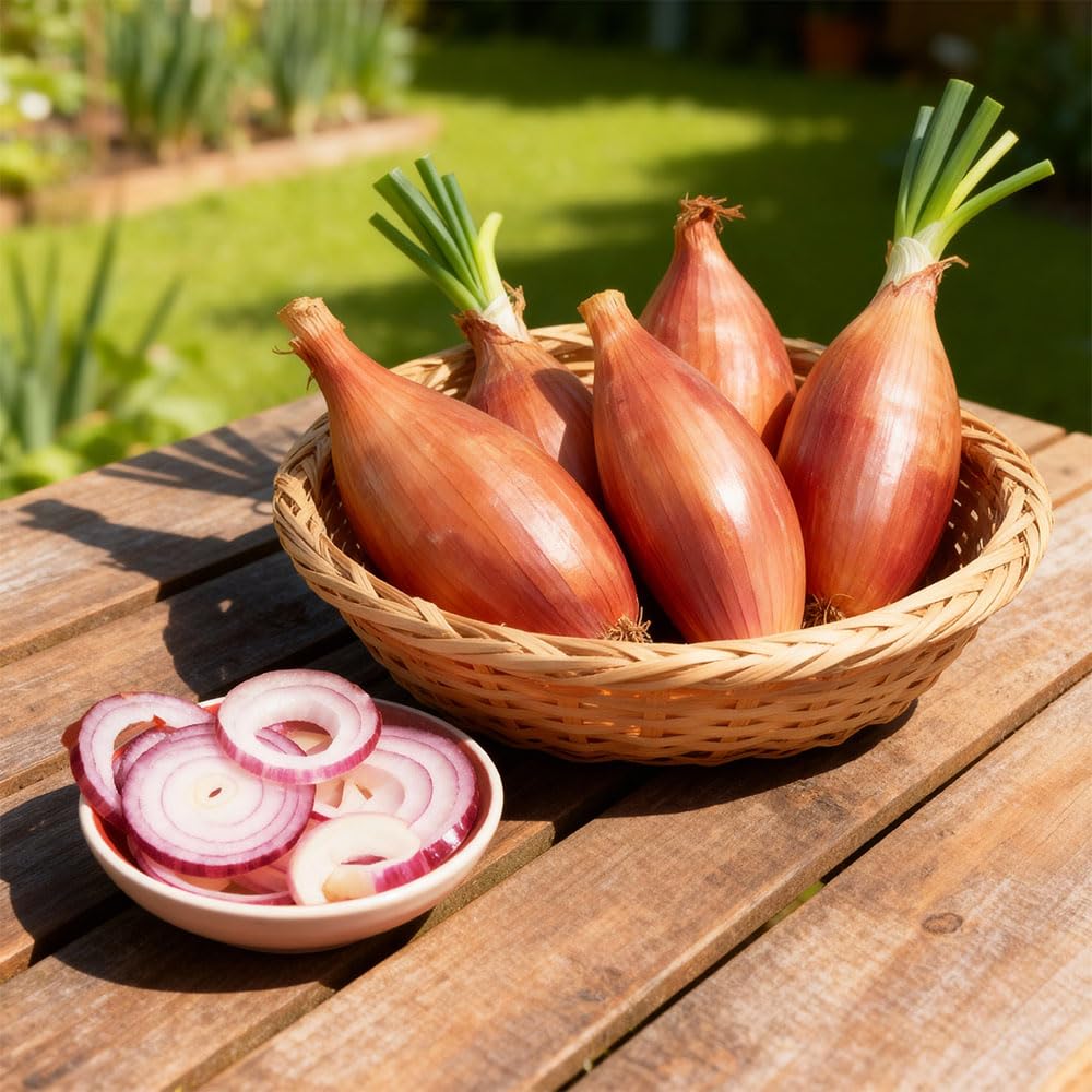 Onion Seeds – Cipolla Rossa Lunga di Firenze – Long Red Heritage Variety – Sweet & Crisp Italian Onion – Ideal for Salads & Cooking