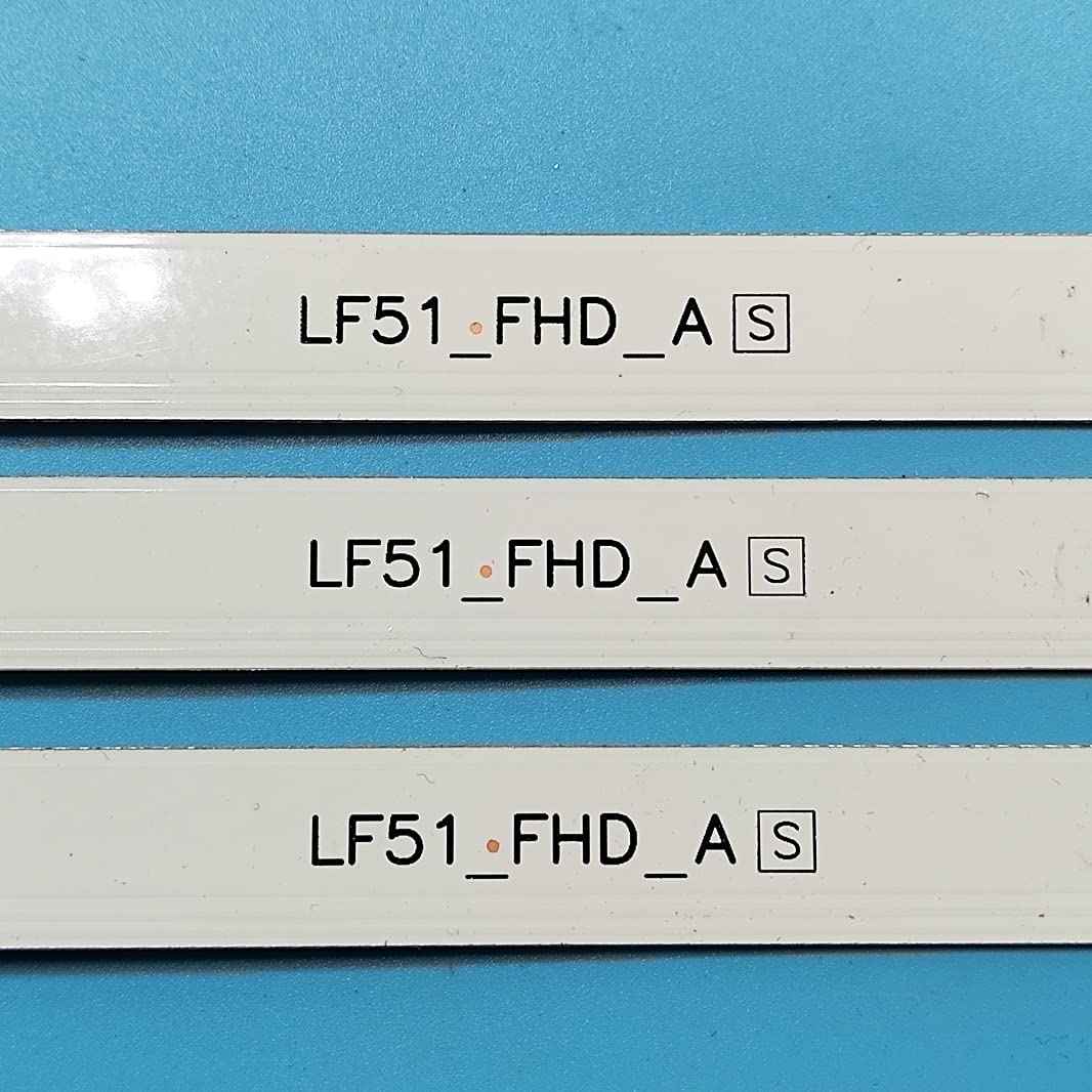Pièces de Rechange TV- Breffe de rétroéclair LED 7 Lampe Compatible avec 4 3LH513V 43LJ594V 43UJ651V 43LH5100 LC430DUY (SH) (A3) 43LH51_FHD_A Taper HC430DUN-SLVX1-511X (Color : 2 Set)