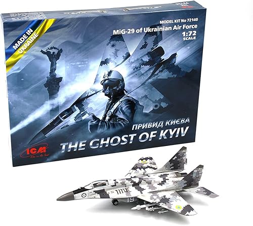 Miniatura 3 de ICM 72140 - MiG-29 de la Fuerza Aérea Ucraniana - El fantasma de Kiev - Kit de modelo de avión de plástico en escala 172 - Réplica altamente