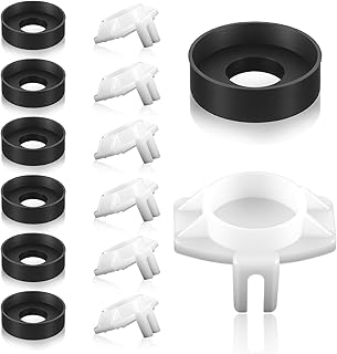 XLIUAX 6 Sets Tub Spout Diverter Repair Kit, Shower Diverter Repair Kit Tub Spout with Diverters Tubs Spouts Replacement Repairs Parts for Bathroom Bathtub Faucet Universal Valve Replacements Kits