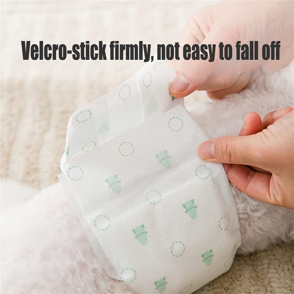 Dog Nappies Jednorazowe Pieluchy Psa - L, Wygodne I Oddychające Pielęgnacyjne Majtki Talii 24-41 Cm /9.4-16. Cal(30pcs)