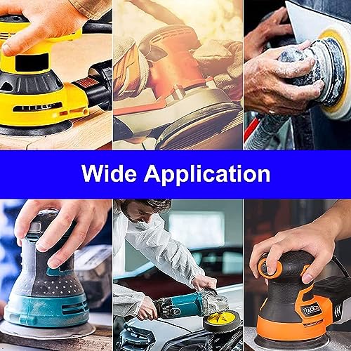 Nutabevr 80 Stück Schleifpapier klett Set,8 Loch exzenterschleife Schleifscheiben Ø125mm Rund klett für Exzenterschleifer,Schleifblätter Körnung 40/60/80/100/120/180/240/320