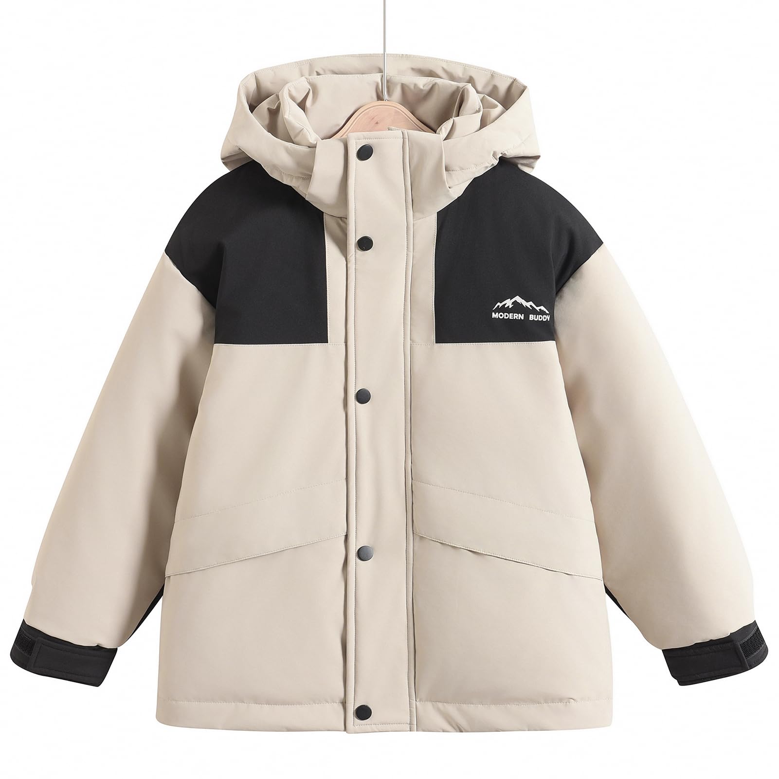 Niños Chaqueta de Plumón Invierno Abrigo Niña con Capucha Desmontable Chaqueta Plumas Grueso y Cálido