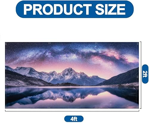 Vista 9 de Paquete de 4 cubiertas de luz fluorescente para luz de techo, filtros de luz escénicos de Navidad para aula, oficina, hogar, cubierta de luz Patrón 3