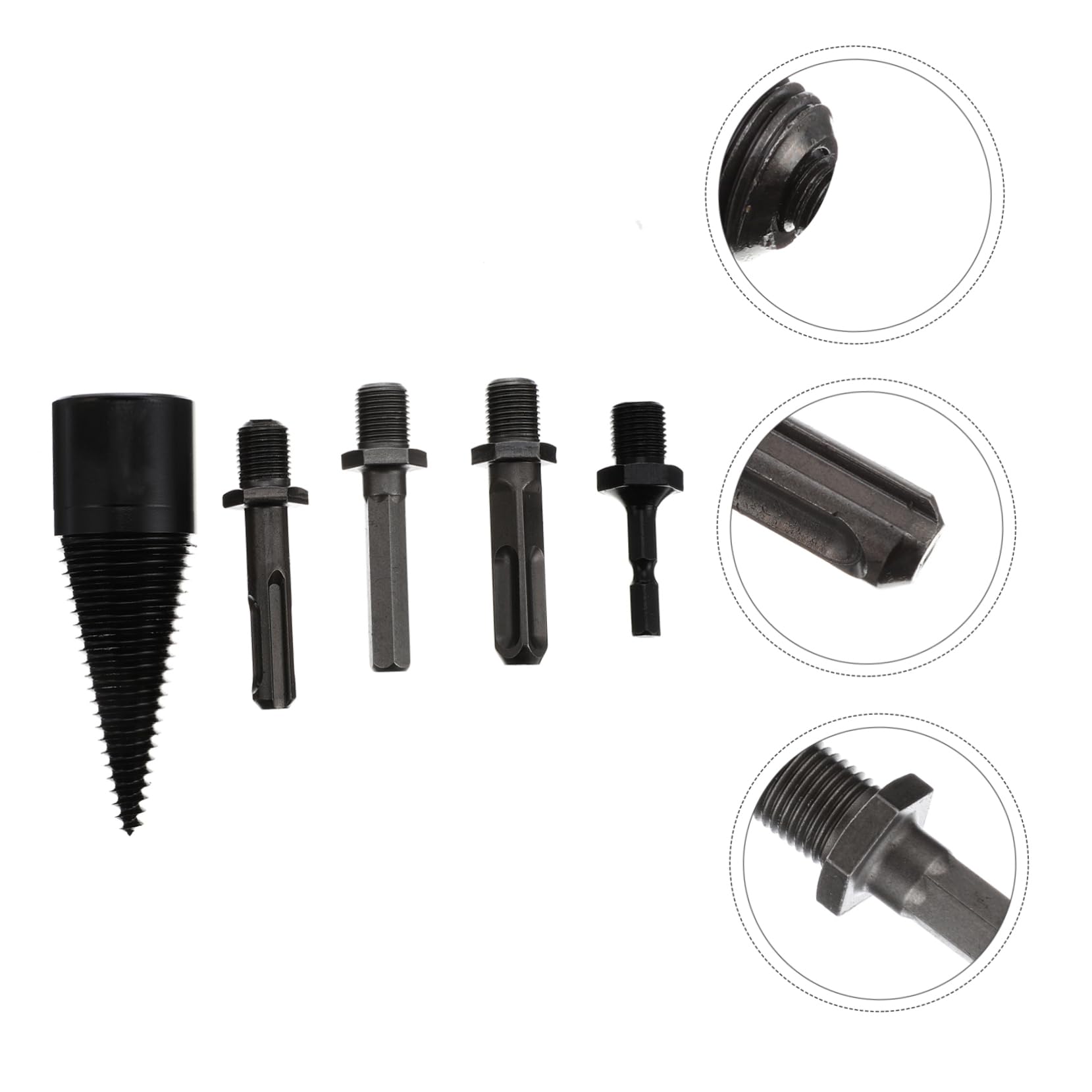 Broca para Partir Madera 5 Piezas de Acero Tratado y Resistente