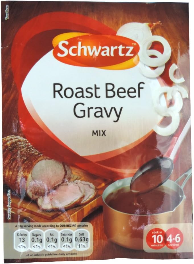 Schwartz Roast Beef Gravy Mix 12 x 27gm Amazon.co.uk Grocery