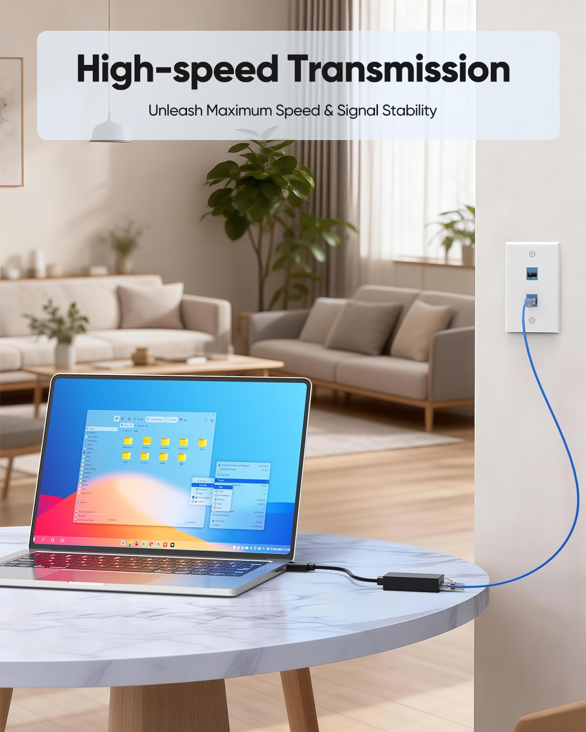 Cat6A kabel Ethernet, 91 cm, wąski kabel krosowy Cat-6A, 10 g, RJ45, UTP, 28 AWG, czysty drut miedziany do panelu krosowego do przełącznika, routera, modemu, 50 sztuk