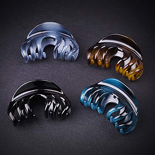 Large Hair Claw Clips For Thick Hair Non Slip Hair Clips For Women, 4 Inch Strong Hold Hair Clamps Hair Grip Octopus Clips For Thick Long Hair (3 Pack) #TOP6