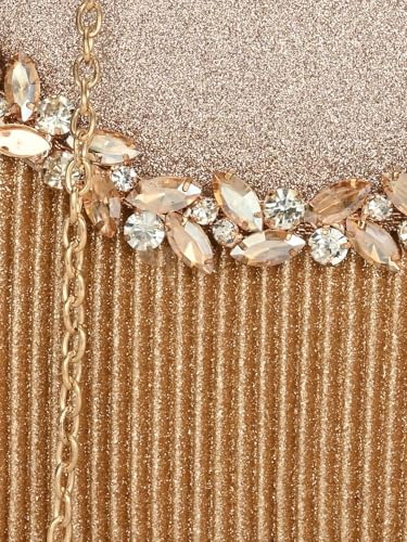 Image of TOOBA Handicraft Clutch Purse For Women with Elite Design Embroidered| Bridal, Party, Wedding Sling Bag