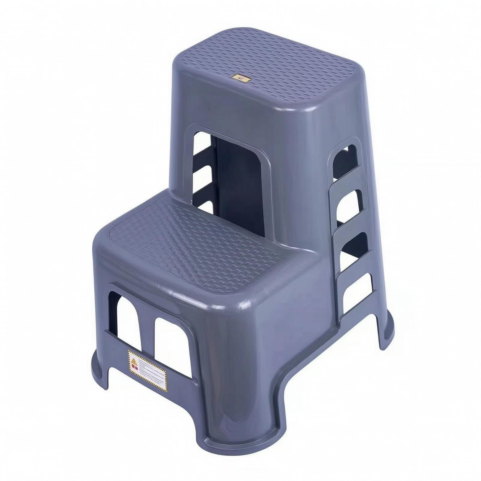 Taburete Dos Peldaños Estable | Ligero, Taburete con Estante Antislizante, para Cocina, Niños