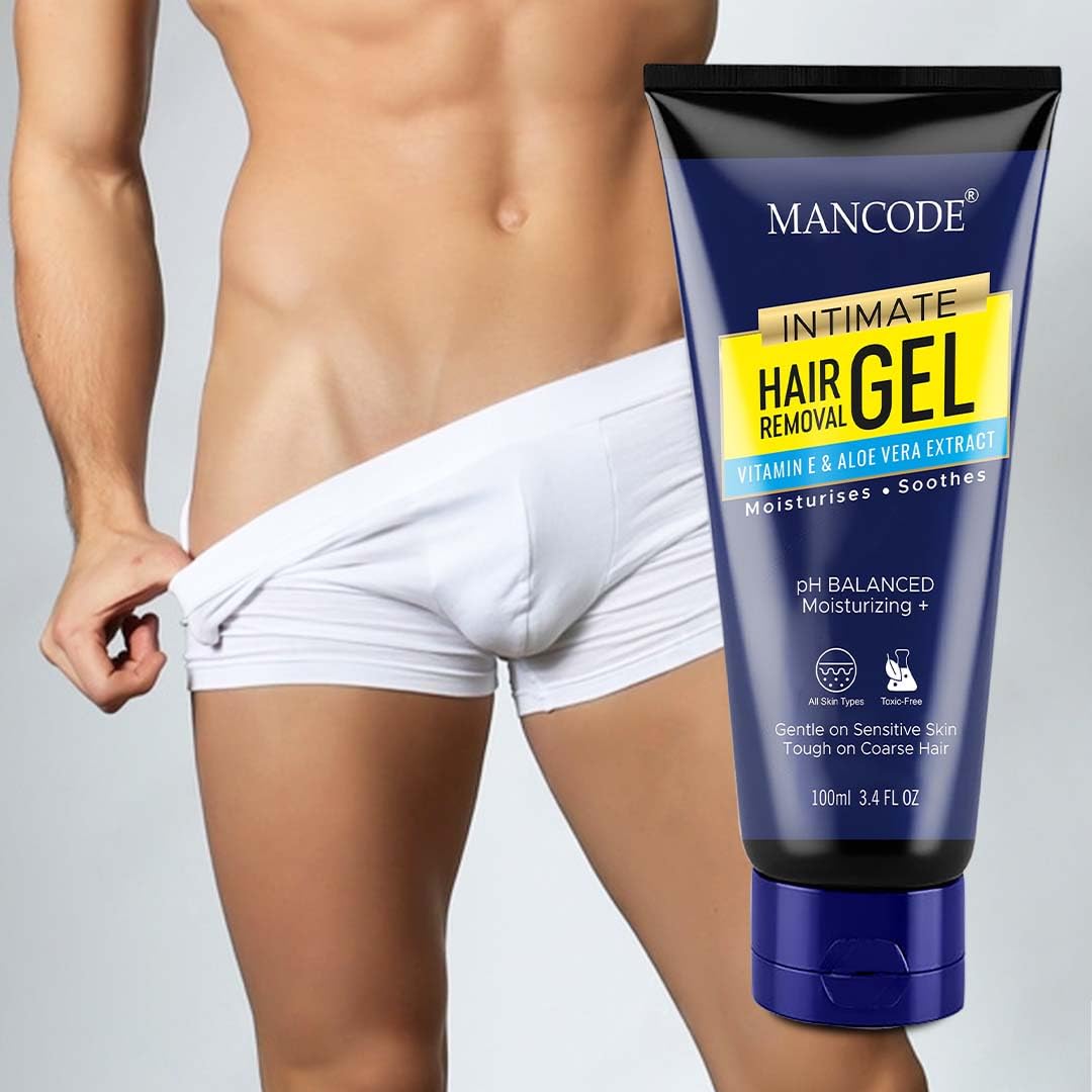 Mancode Intimate Hair Removal Gel for Men – Fast & Painless, Soothing for Unwanted Coarse Pubic Hair, Suitable For All Skin Types - 100ml (B0D3772PFB) Amazon Price History, Amazon Price Tracker