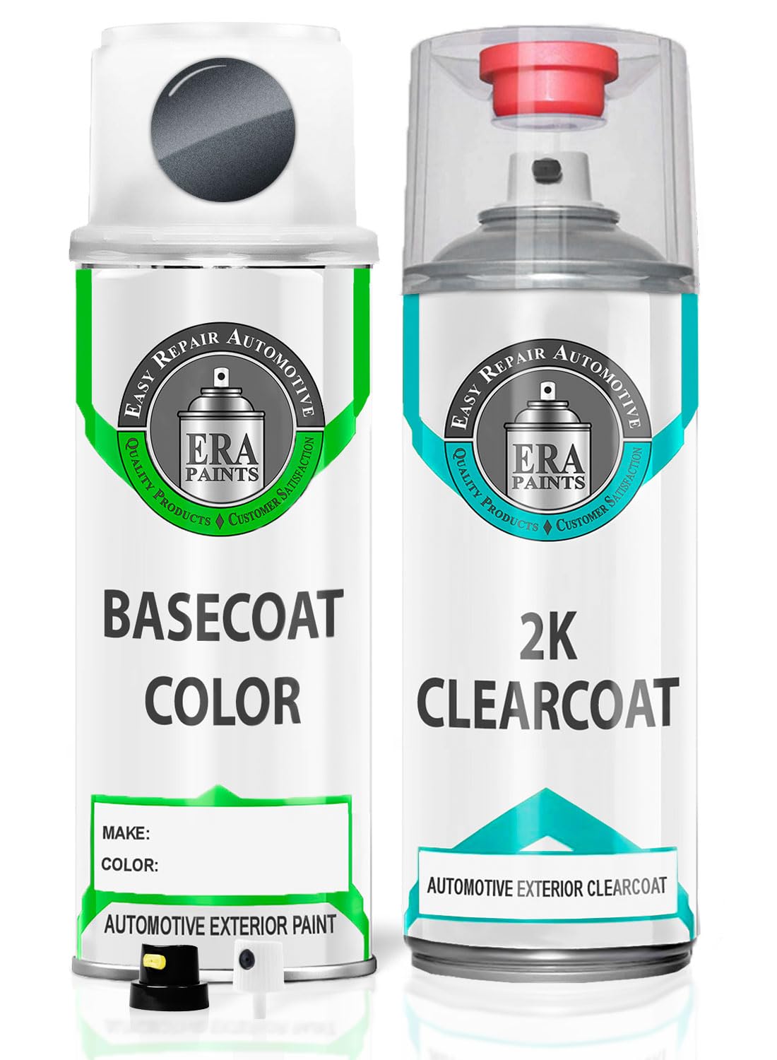 ERA Paints KDG - Gravity Gray Metallic for KIA Exact Match Automotive Touch Up Paint Spray - 2K Essential Kit