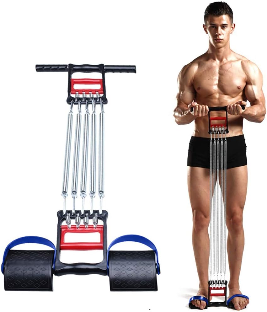 Portable Power Chest Arm Expander Workout Equipment For Men, Handle Chest Expander Pull Exerciser For Home Gym Bicep Blaster Wrist Exerciser