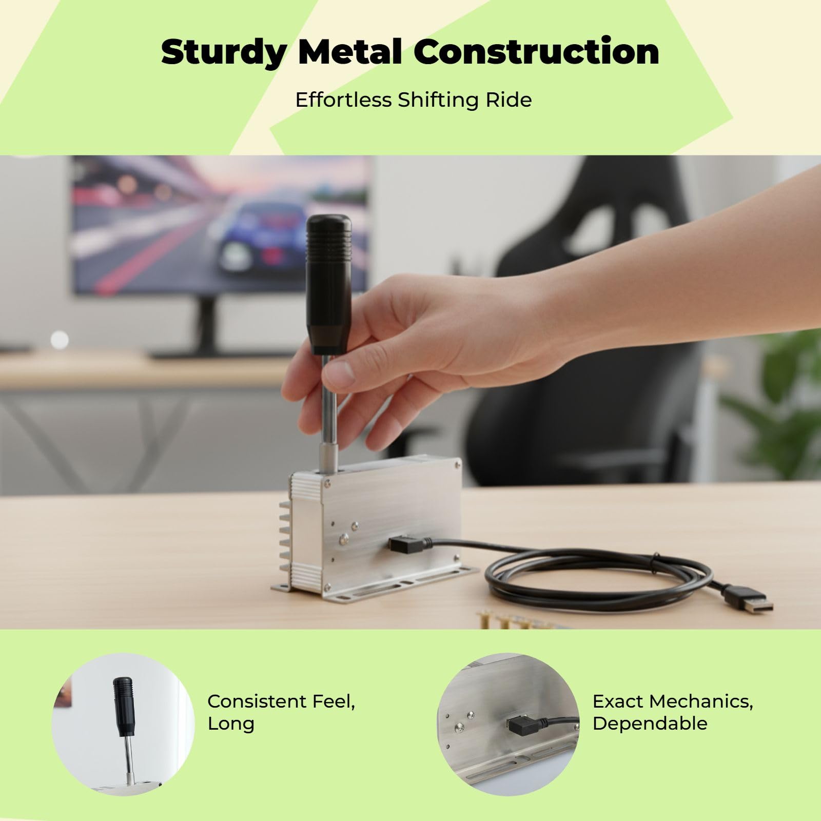 Amazon | Generic USB シーケンシャル シフター ホイール ギアシフト