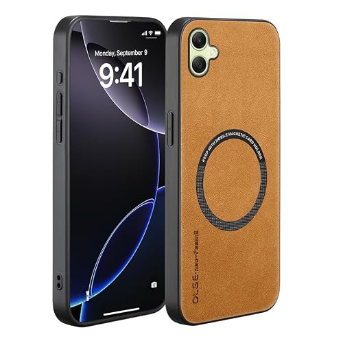 �Ή��@�� for Samsung Galaxy A07 4G �g�уP�[�X,PU���U�[���A�X�����ȑϏՌ��X�}�z�P�[�X brown