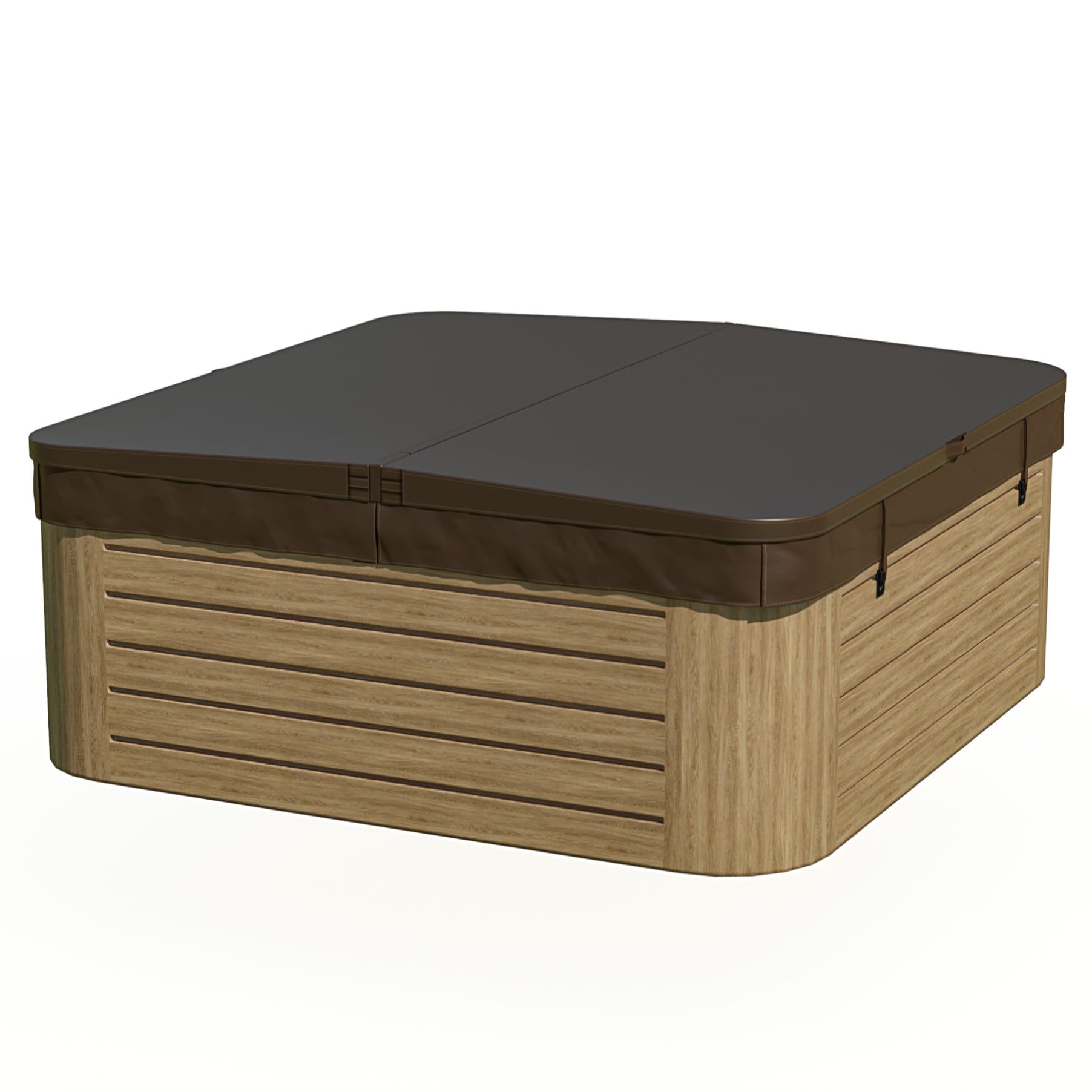 The Cover Guy Hot Tub Cover | Replacement Spa Covers with UV Protected Vinyl + High Density Foam | Energy-Saving Cover for All Climates | Fits Square Tubs with 82-84