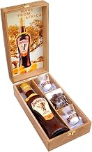 Kit Licor Amarula Cream 375ml + 2 Copos + Chocolate Belga