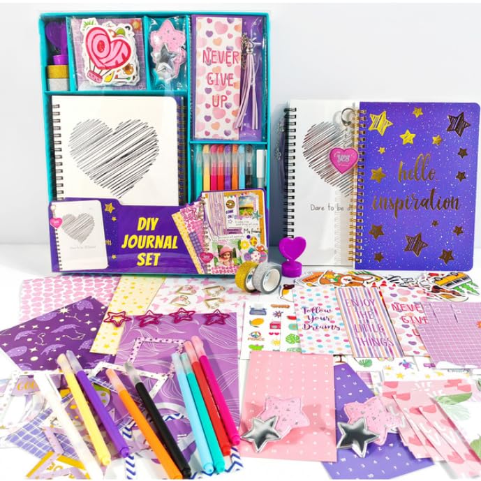 Set de Diario DIY para Niñas con Accesorios Creativos miniatura 6