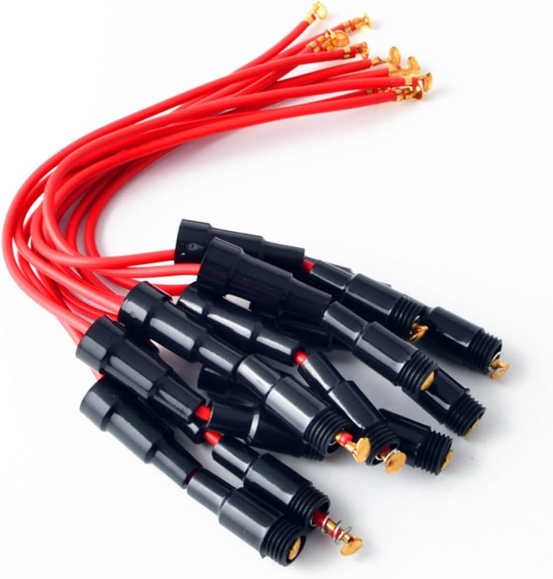 10pcs F103-C 6 * 30 Fuse Holder Fuse Link Wire Cable 250V Glass Fuse Tube Fuse casing