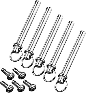 5sets Folding Fan Repair Kit of Handheld Fan Shaft Rivets Nuts Fasteners for Easy Installation Maintenance Stable Performance