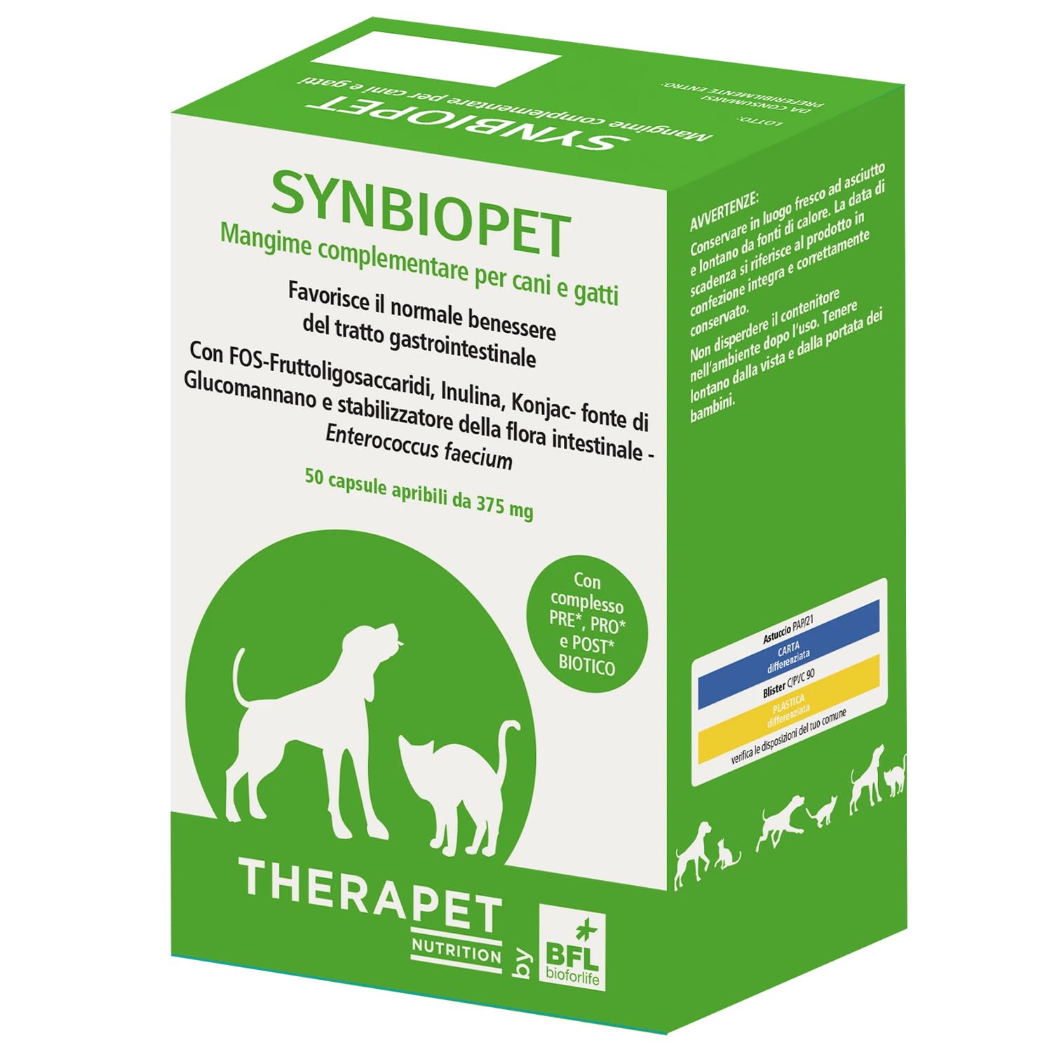 SYNBIOTIC D-C THERAPET 50CPS