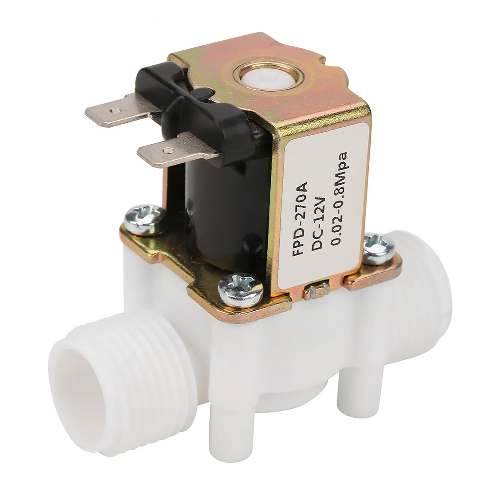 Électrovanne 12V G1/2 plastique NC pour stopper les fuites et contrôler la distribution