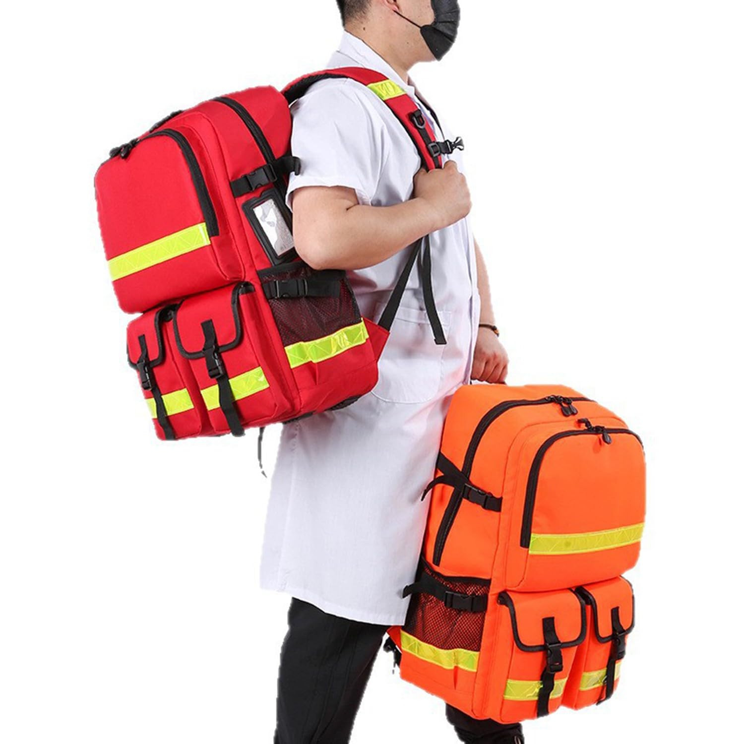 Bolsa de primeros auxilios de emergencia, mochila táctica paramédica para senderismo, camping, viajes, hogar, trabajo, paquete de tratamiento de trauma médico