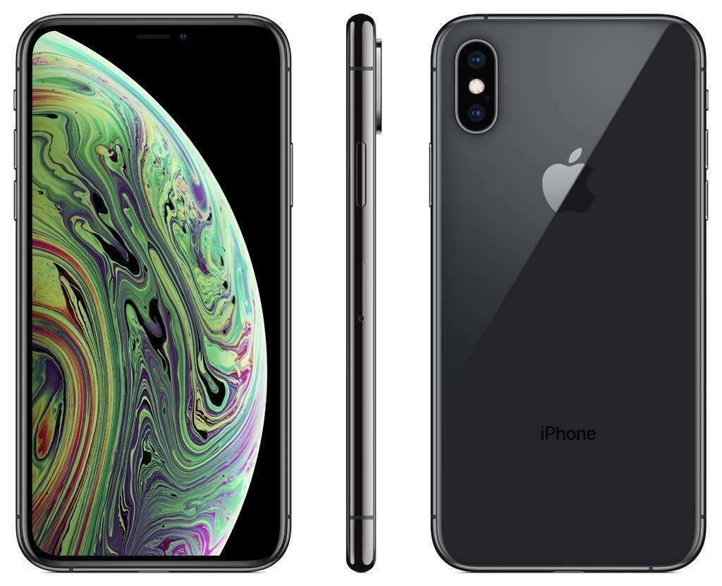 Apple iPhone Xs, 256GB, Space Gray - Fully Unlocked (Renewed Premium)