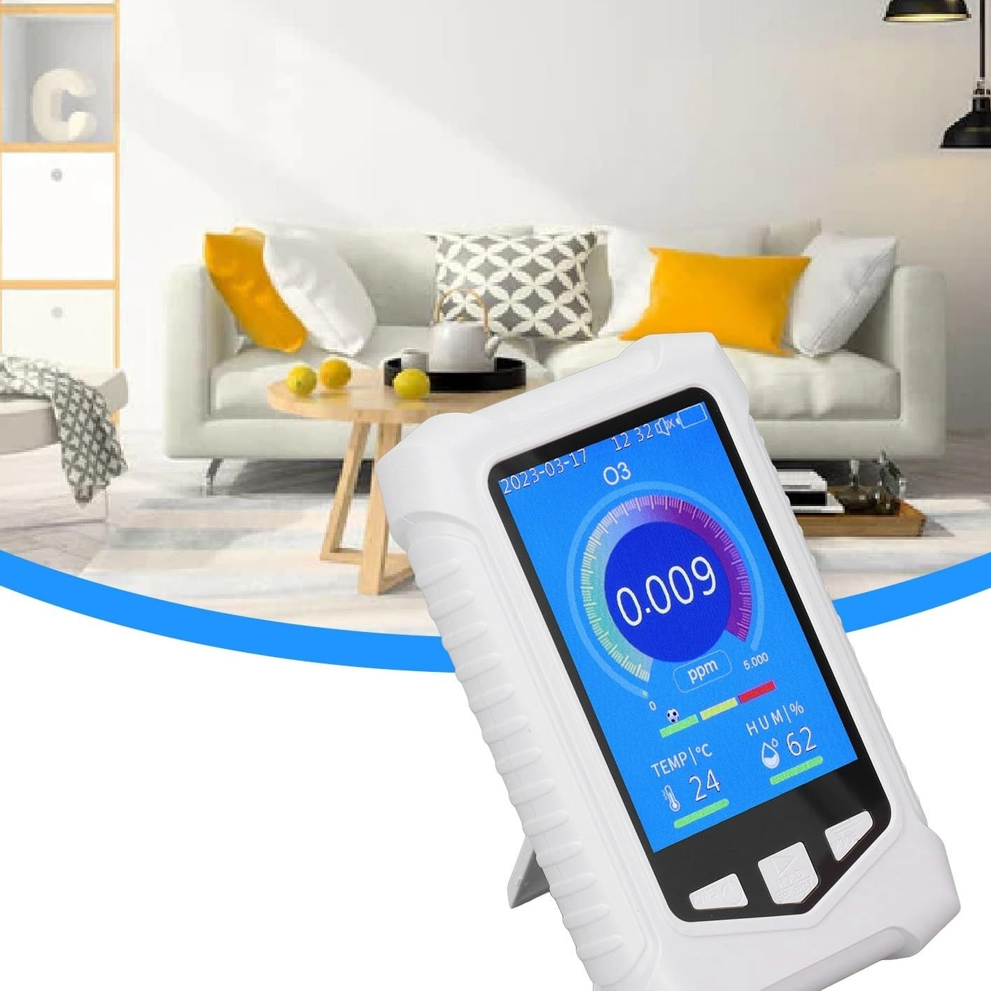 Detector de Gases, Detector de ozono en el Aire, Monitor portátil contaminación la Calidad del, analizador for Pruebas