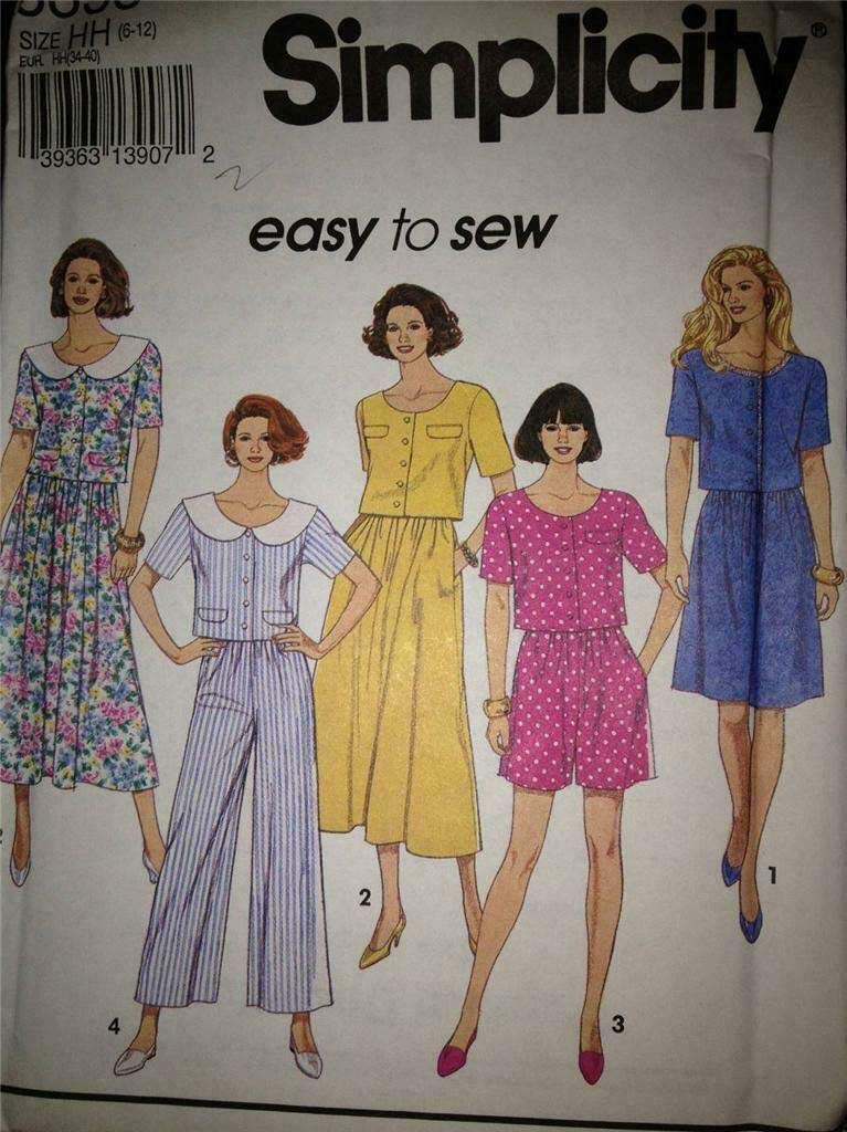 Patron Simplicity 8353 jupe femme deux pièces et jupe fendue taille 39-40 - 3