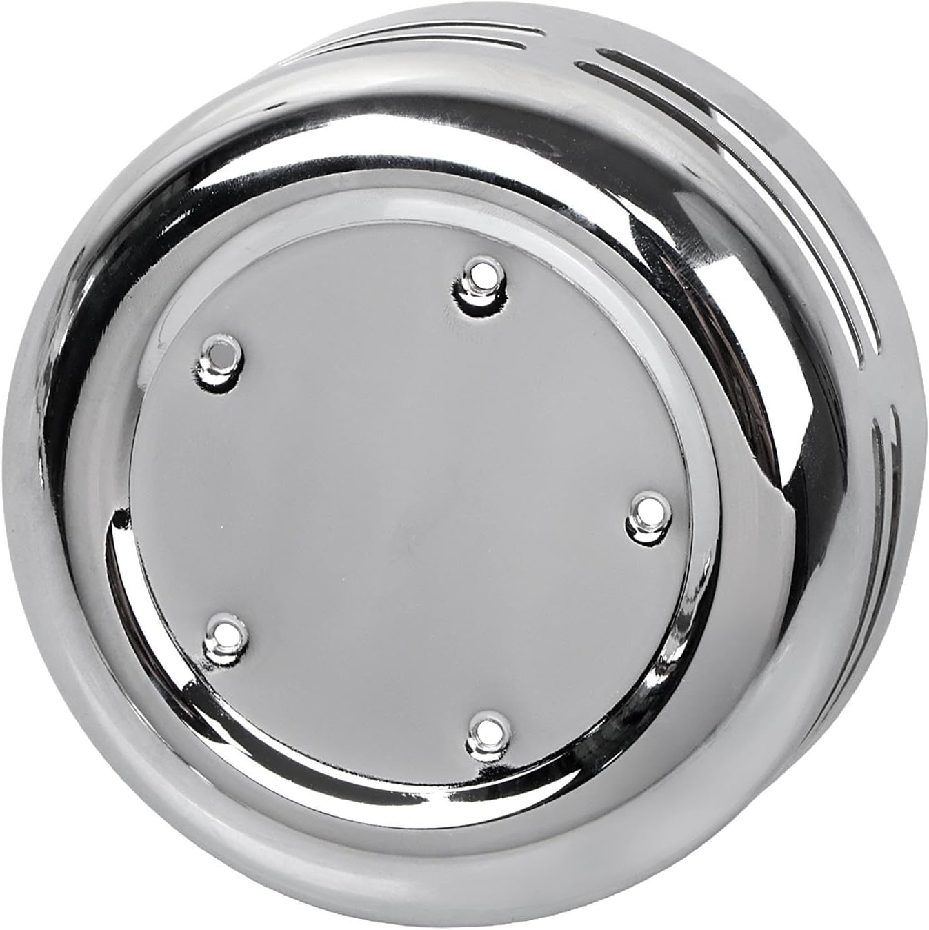Chrome Round Horn Cover for 5 Hole Point Cover For Harley Sportster XL & Big Twin Electra Glide Street Glide Road Glide King Models 1991-2023