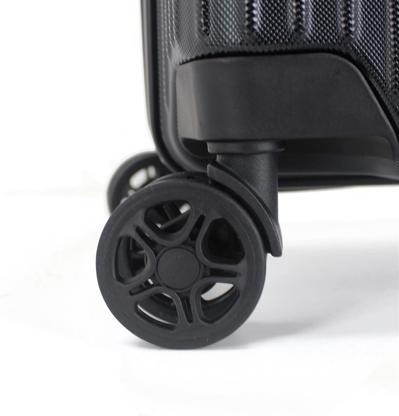 review GinzaTravel PC material business fashion suitcase 17inch with TSA customs lock, Spinner Wheels(Elite Business Series ) (Elite business style, Black)