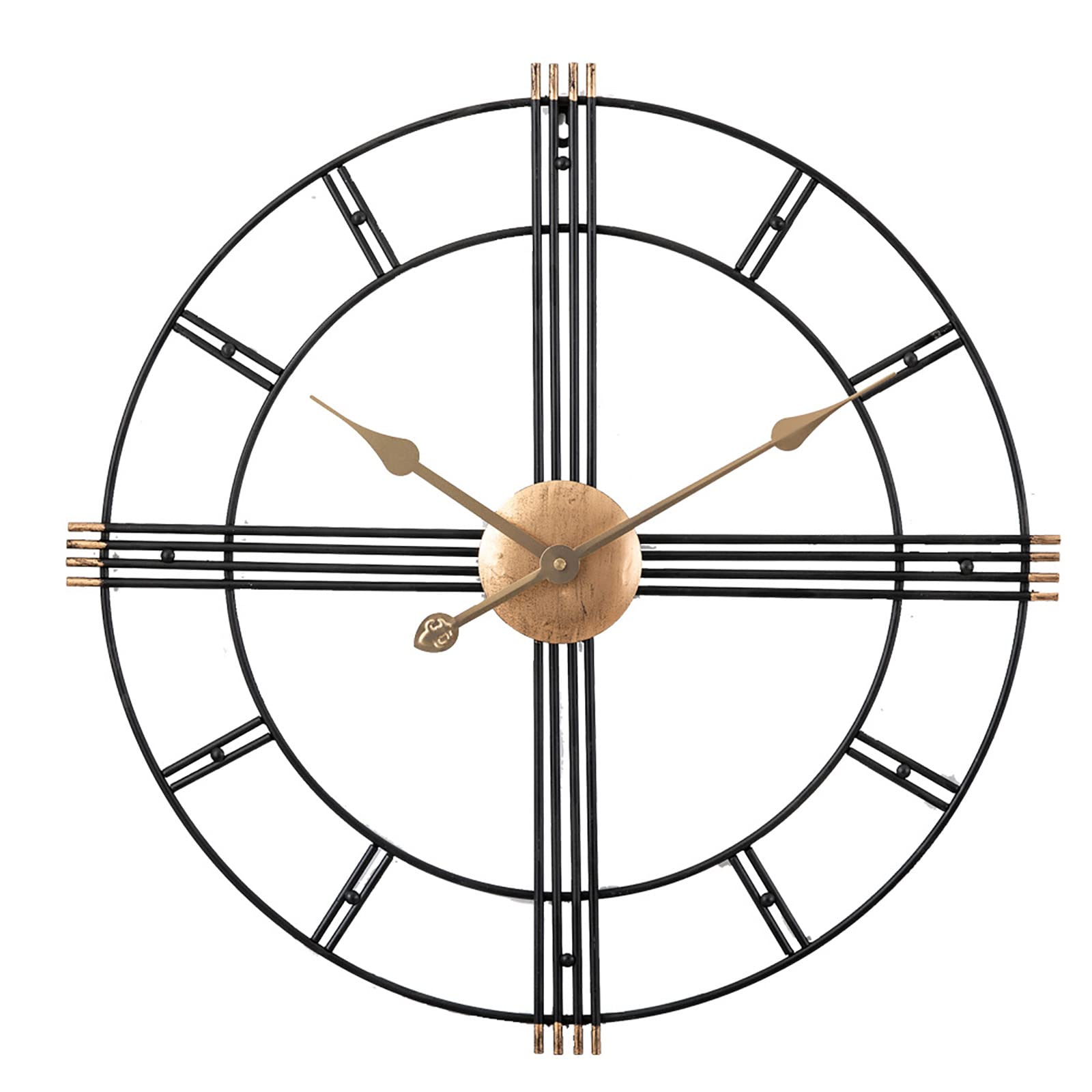 Horloge murale silencieuse 50cm JATIBOSH finie l'absence de style et le bruit du tic-tac