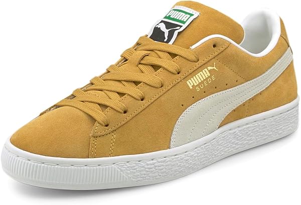 Close-up of the PUMA Men's Tazon 6 sneaker, highlighting its synthetic leather upper and sole construction.