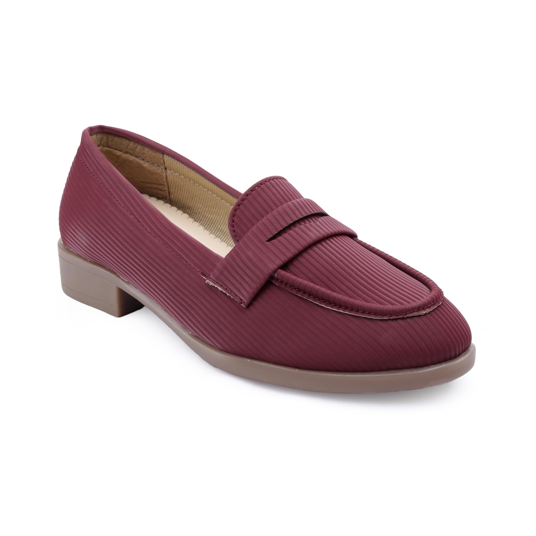 yuvrato baxi Women's Casual Penny Loafers and Office Wear Slip On Shoes | Faux Leather Material and Durable TPR Sole.-picture-18
