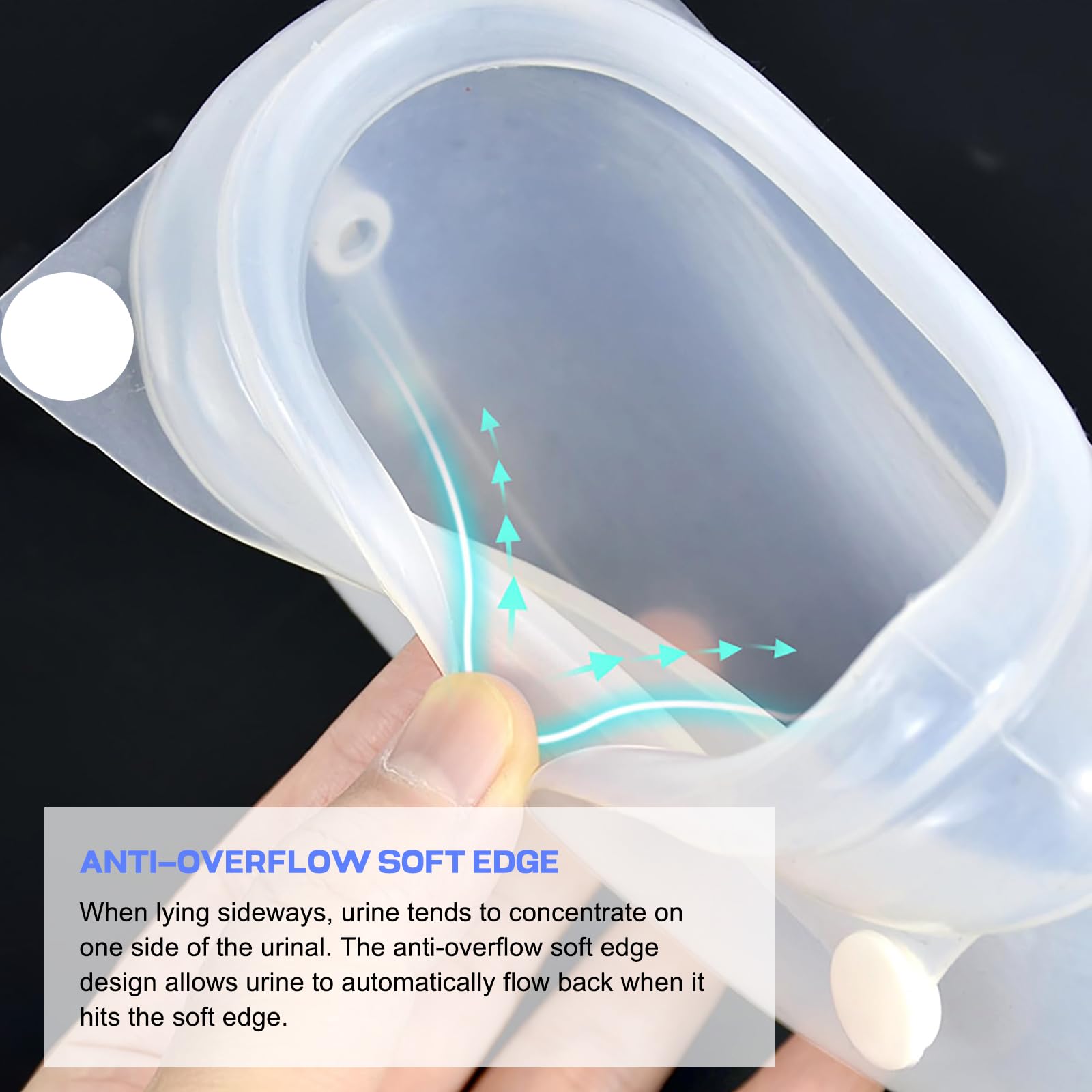 HMWOKPOT Electric Wearable Urine Collector, Premium Intelligent Electric Urinal Auto-Suction Urinal with Anti-Leakage Design - 3000Ml Large Capacity,Male