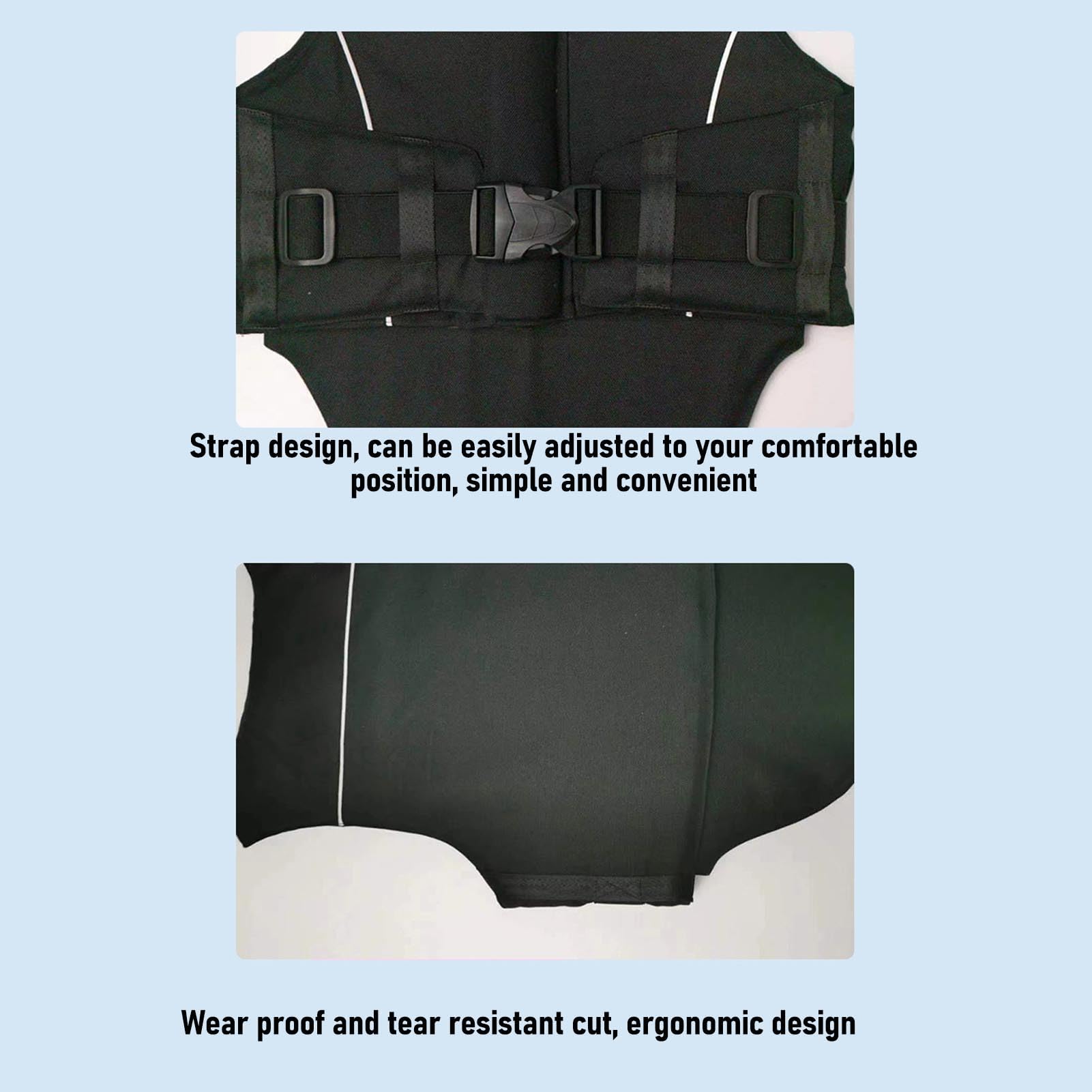 Chaleco ecuestre protector de seguridad para equitación con espuma EVA que absorbe los golpes, transpirable, diseño de correa ajustable para hombres y mujeres, carreras al aire libre