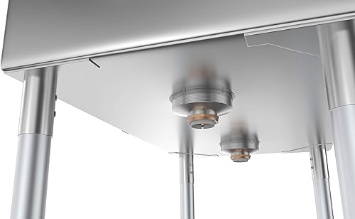 Vista 8 de KoolMore - SB141611-12B3 - Fregadero de cocina comercial NSF con 2 escurridores, tamaño del tazón, 14 x 16 x 11 pulgadas, color plateado