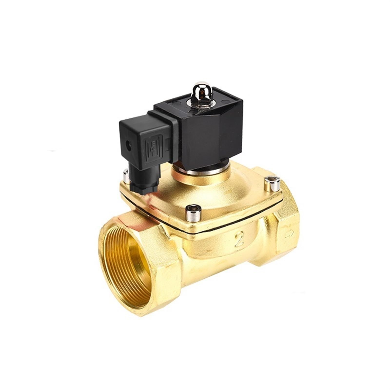 Normalnie zamknięty zawór elektromagnetyczny z mosiądzu 3/8", 1/2", 3/4", 1", 1-1/4", 1-1/2", 2", 2", cewka IP65, zawór przełącznikowy 220 V, woda (NPT-240VAC,0,75 cala)