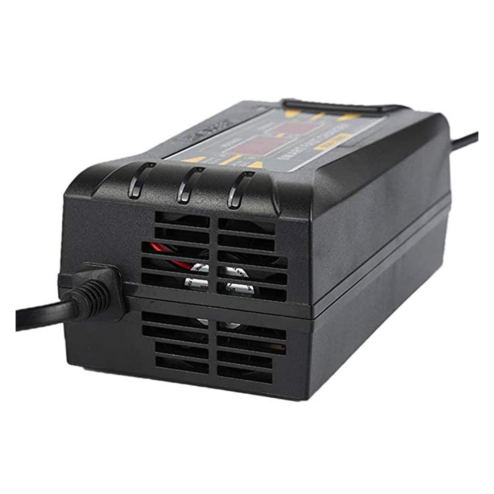 Cargador de Bateria, Cargador de batería de coche completamente automático, 12V, 10A, pantalla LCD, carga rápida inteligente for batería de plomo ácido seco y húmedo