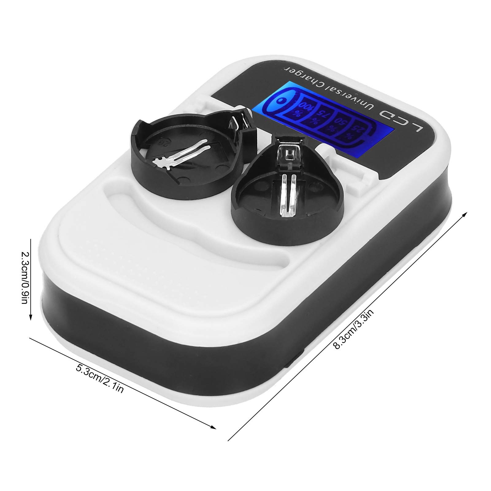 Amazon | コイン型電池充電器、ポータブル ボタン電池充電器 出力電流 300mA ML2016 ML2025 ML20 用 32 ボタン  リチウム電池 LIR2016 LIR2025 LIR2032 用 | MXGZ | 充電器単体