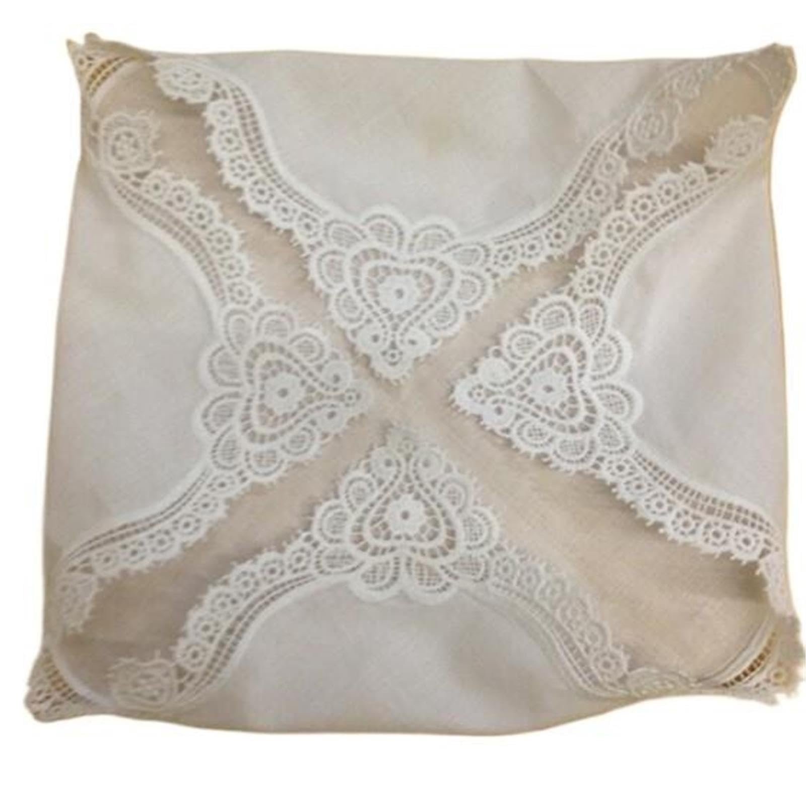 Fazzoletti di cotone 12 pezzi Fazzoletto da sposa da 12 pollici