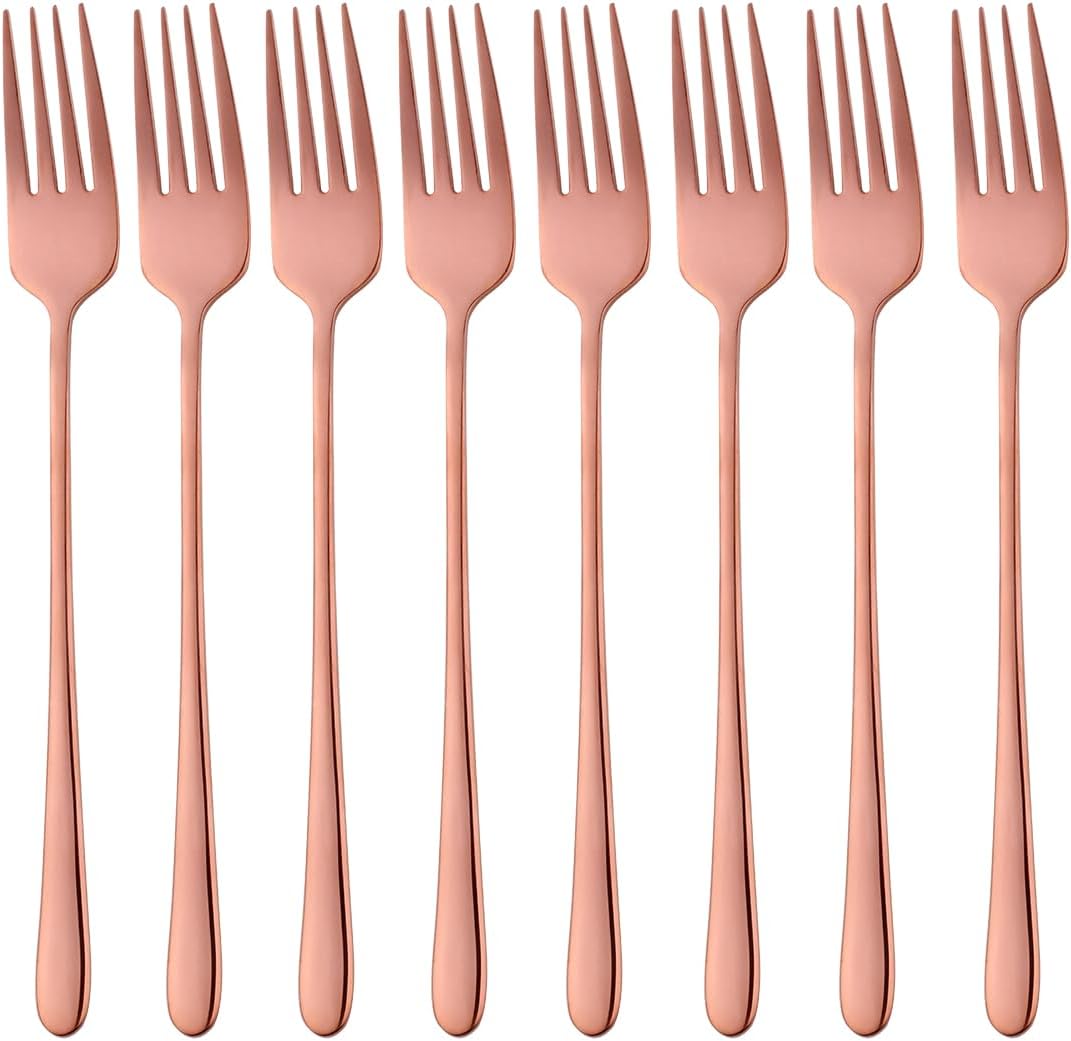 18/10 Stainless Steel Dinner Froks, 8.5 inch, Set of 9