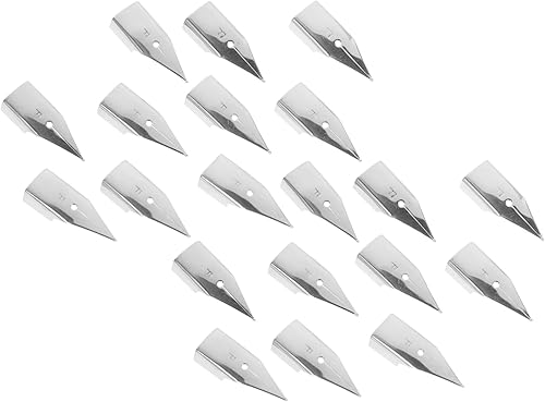 Miniatura 9 de LALAFINA Plumas estilográficas flexibles de calabaza azul, 100 unidades, repuesto de pluma estilográfica, punta de repuesto, pluma estilográfica,