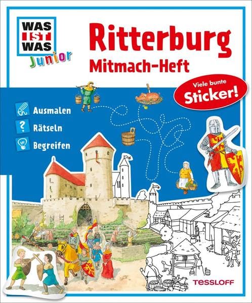 Mitmach-Heft Ritterburg: Ausmalen, Rätseln, Begreifen