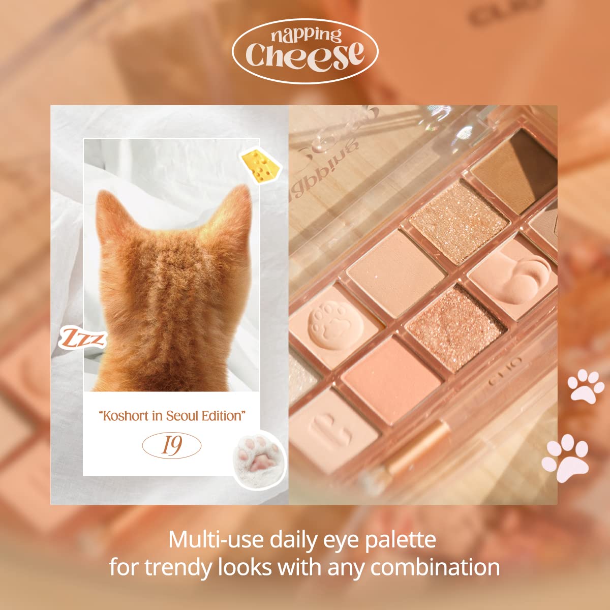 CLIO Pro Eye Palette (21Ad) (Koshort In Seoul Limited) 019 Napping